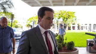 Craig Wright, self-declared inventor of Bitcoin, arrives at federal court in West Palm Beach, Florida, U.S., on Friday, June 28, 2019.