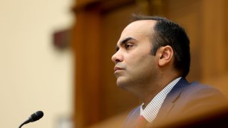 Rohit Chopra, director of the Consumer Financial Protection Bureau, during a House Financial Services Committee hearing on June 13, 2024.