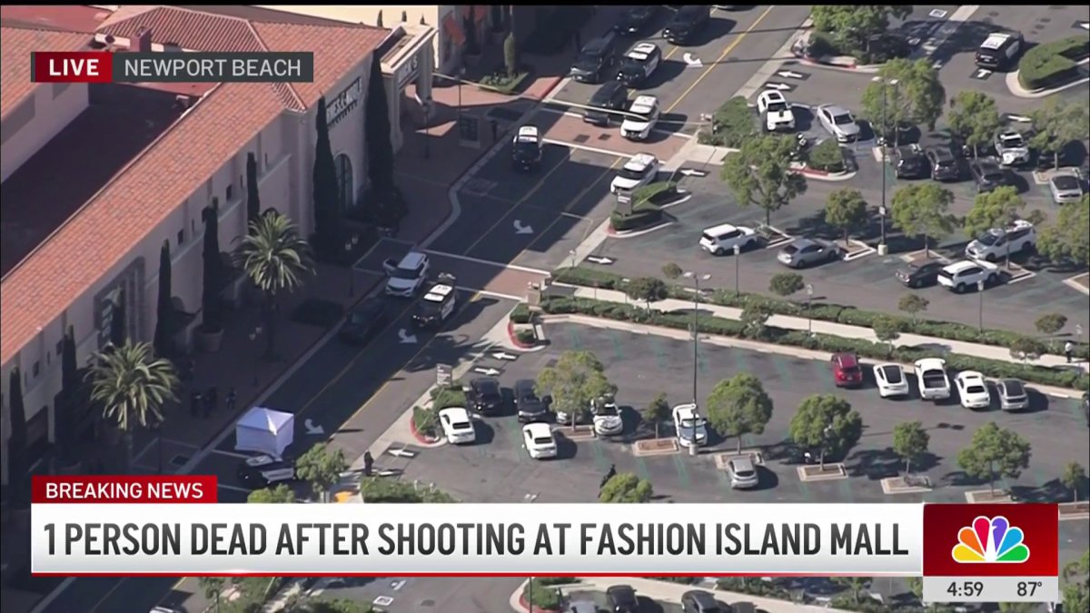 One person dead following shooting at Newport Beach mall – NBC Los Angeles