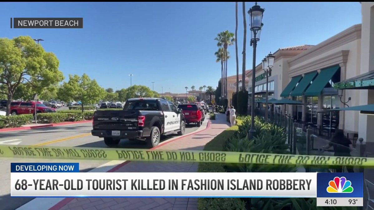 New Zealand tourist killed in Fashion Island robbery in Newport Beach ...