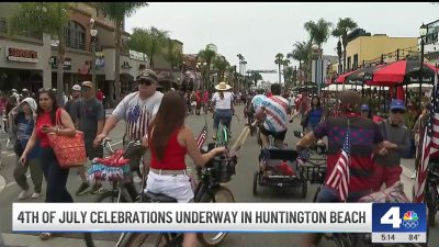 Fourth of July celebrations underway in Huntington Beach