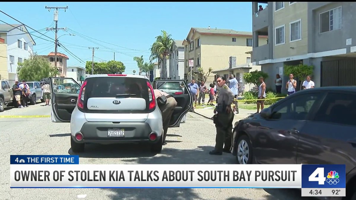 Owner of stolen Kia used in Los Angeles pursuit speaks out – NBC Los ...