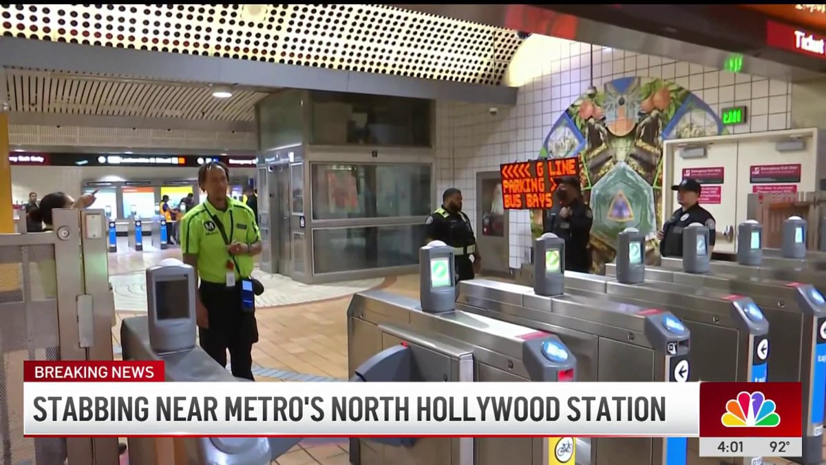Man stabbed near Metro’s North Hollywood station NBC Los Angeles