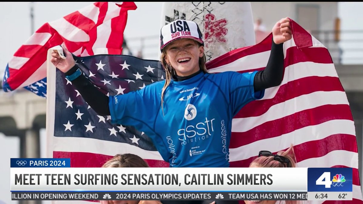 Meet surfing sensation, Caitlin Simmers NBC Los Angeles