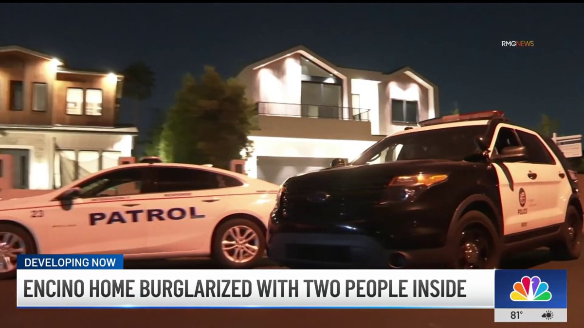 Police search for burglars who targeted Encino home – NBC Los Angeles