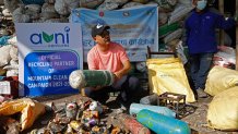 Mount Everest trash cleanup.