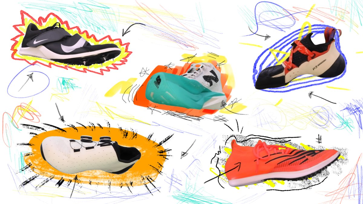 See the shoes Olympians wear to compete in almost every sport NBC Los