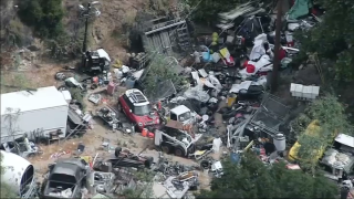 Newschopper4 captured the image of the property filled with trash in Sun Valley.