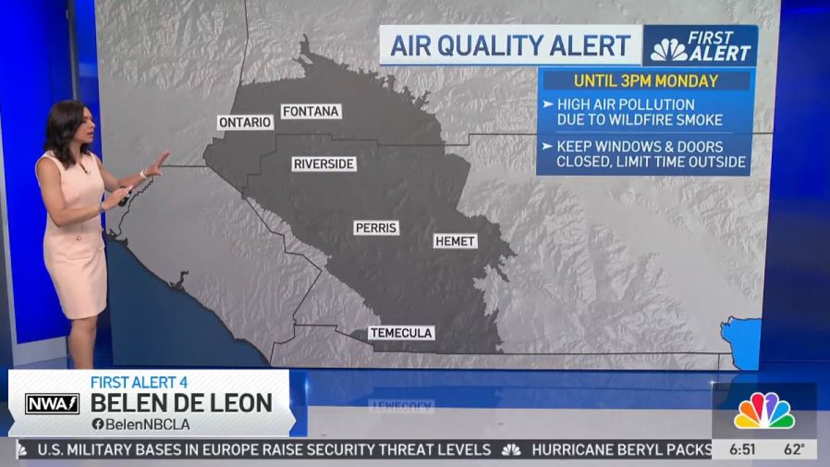First Alert Forecast: Heat wave builds through the week – NBC Los Angeles