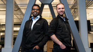 Abnormal Security co-founders Sanjay Jeyakumar and Evan Reiser