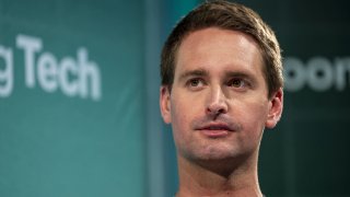 Evan Spiegel, co-founder and CEO of Snap Inc., during the Bloomberg Technology Summit in San Francisco on May 9, 2024.