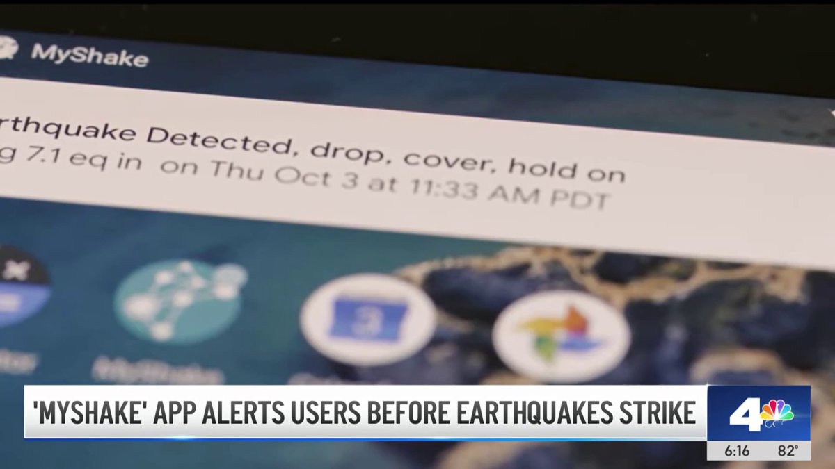 Earthquake warning app serves SoCal during Kern County earthquake NBC