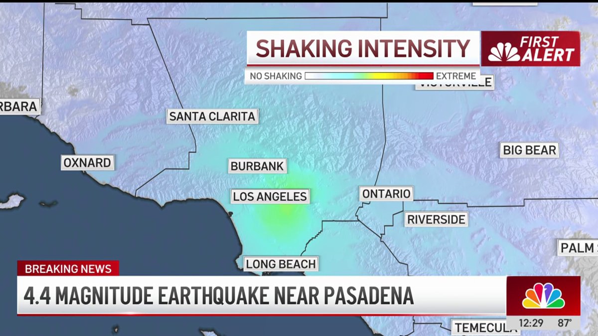 Los angeles earthquake today tsunami