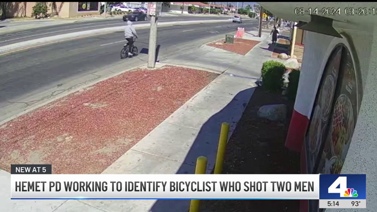 Hemet police working to identify bicyclist who shot two men – NBC Los ...