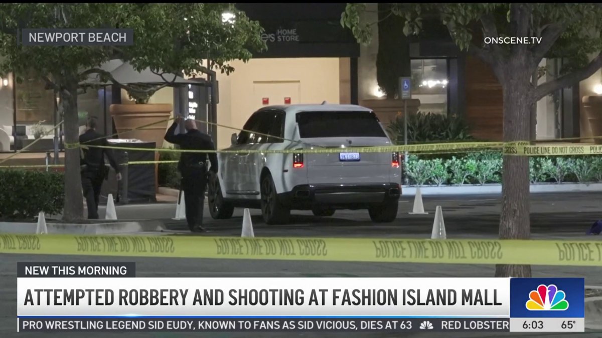 Attempted robbery and shooting at Fashion Island Mall – NBC Los Angeles