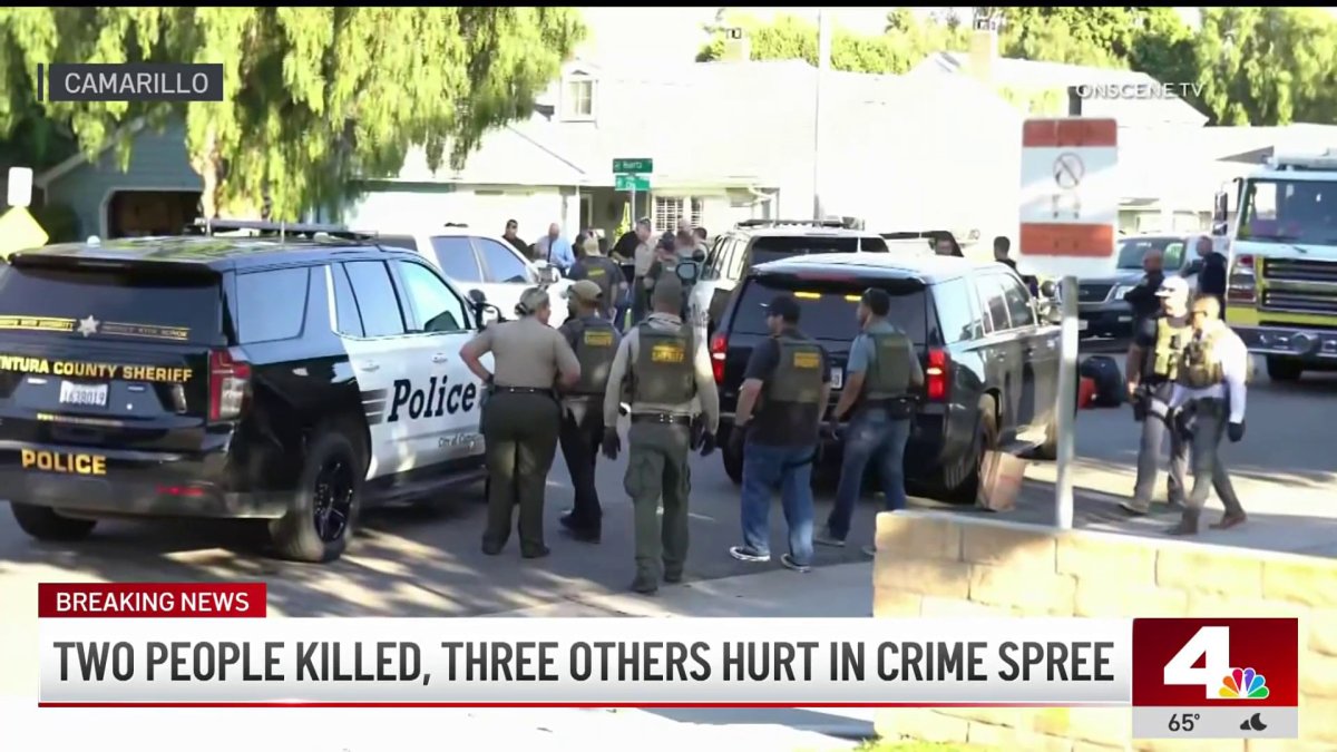 2 dead, 3 injured in crime spree in Ventura County – NBC Los Angeles