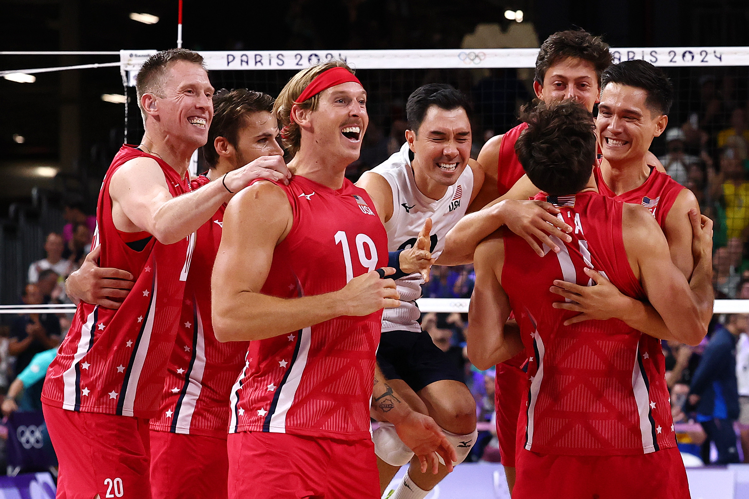 Men's volleyball won bronze at the Paris Olympics. The team includes Hannes Daube (Orange Lutheran HS/ USC), Chase Dodd (Huntington Beach High School/UCLA), Ryder Dodd (JSerra High School/Committed to UCLA) and Max Irving (Harvard-Westlake), all of Long Beach; and Ben Hallock, of Westlake Village (Harvard-Westlake/Stanford); Johnny Hooper, of Pacific Palisades (Harvard-Westlake/UC Berkeley), Marko Vavic, of Palos Verdes (Loyola High School, USC) and goalkeeper Adrian Weinberg, of Rancho Palos Verdes (Oaks Christian High School/UC Berkeley).⁠