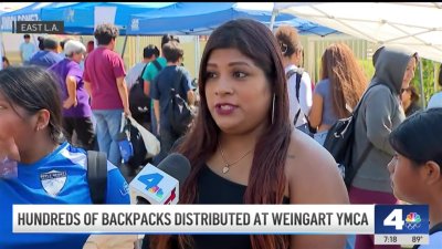 2024 Supporting Our Schools: Backpack Distribution at the Weingart YMCA in East Los Angeles