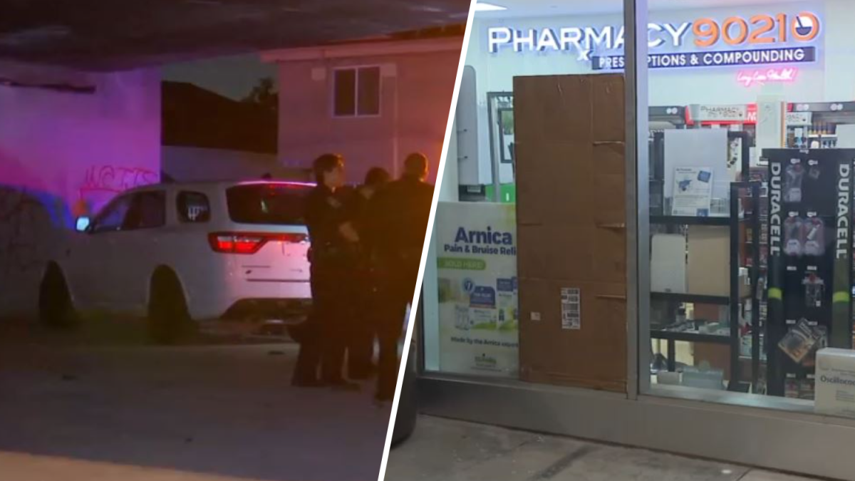 Highspeed LA chase follows Beverly Hills pharmacy burglary NBC Los