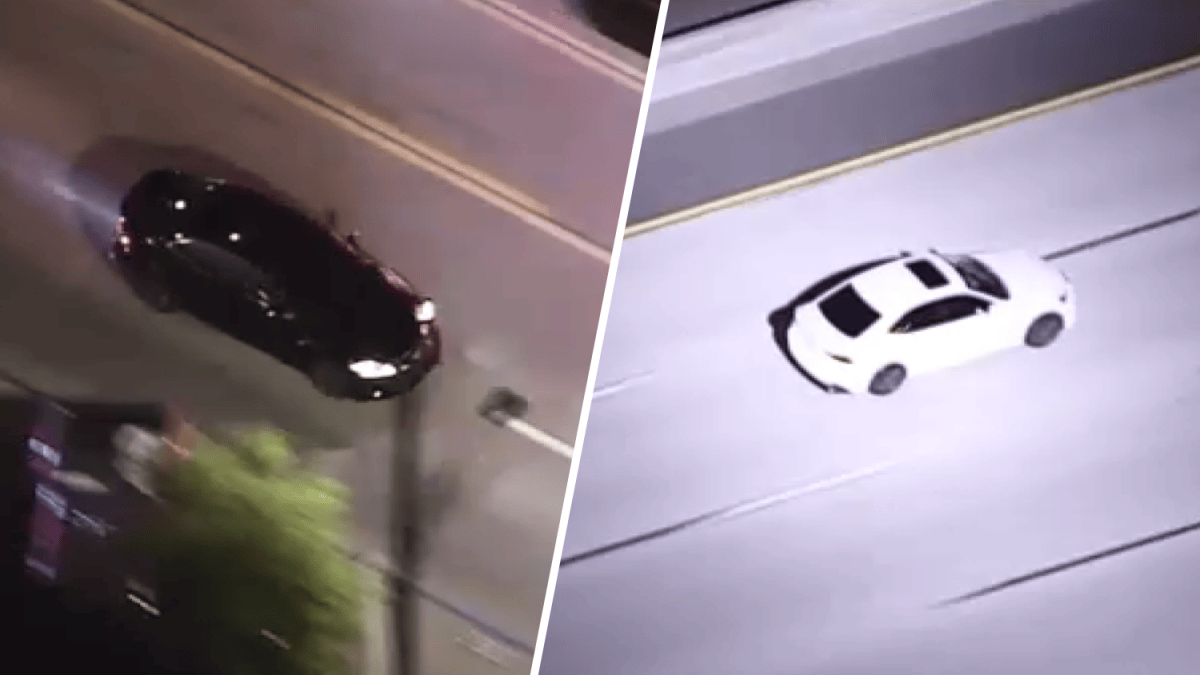 Driver hops into another vehicle mid-pursuit in South LA – NBC Los Angeles