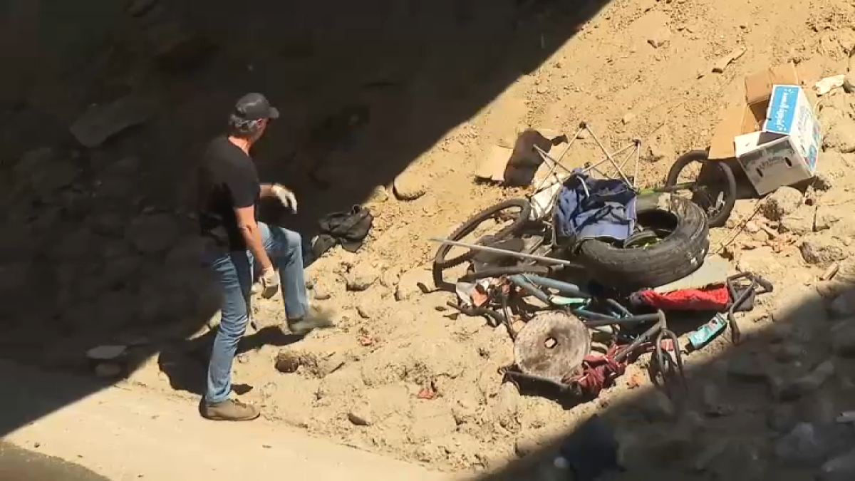 Clearing the homeless camps or losing funding – NBC Los Angeles