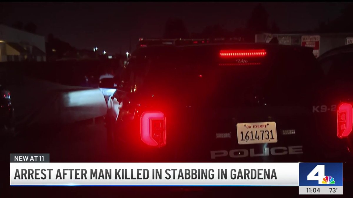 Man arrested after fatal stabbing in Gardena – NBC Los Angeles