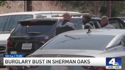 Burglary bust in Sherman Oaks