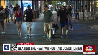 Crowds flock to Santa Monica Beach to avoid sweltering heat