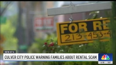 Culver City police warn people about rental scam