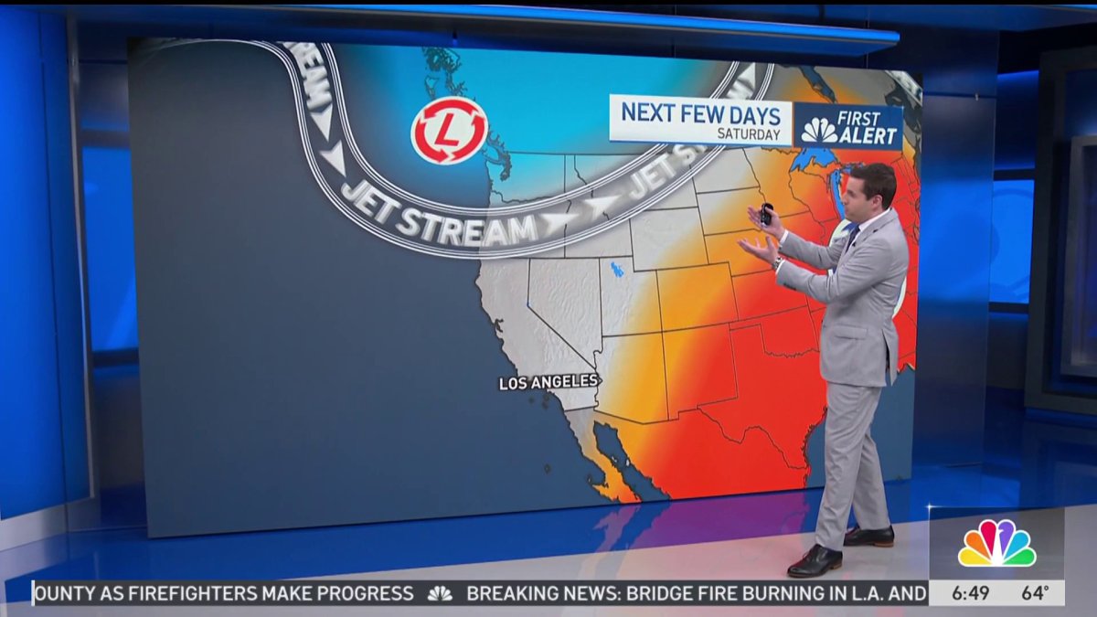 First Alert Forecast: Cooler temperatures – NBC Los Angeles