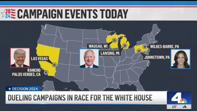 Dueling campaigns in race for the White House