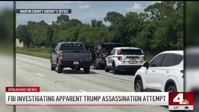 FBI investigating apparent assassination attempt on Former President Trump