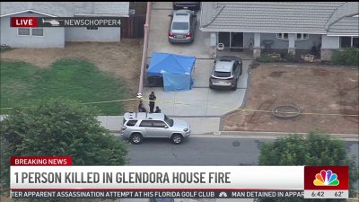 1 killed in Glendora house fire