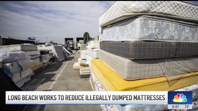 Long Beach program aims to reduce illegally dumped mattresses