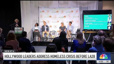 Hollywood leaders address homeless crisis ahead of LA28