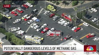 Potentially dangerous levels of methane gas detected in Ventura