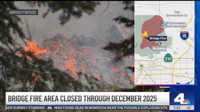 Bridge Fire area hiking trails closed through December 2025