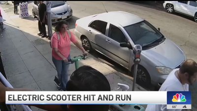 Search for hit-and-run scooter rider who injured elderly man in Koreatown