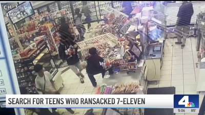 Police search for teens who ransacked a 7-Eleven in Pico-Robertson