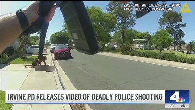 Irvine police release body cam footage of deadly shooting