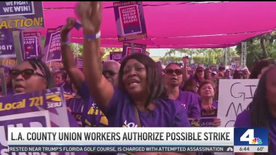 LA County union workers authorize possible strike