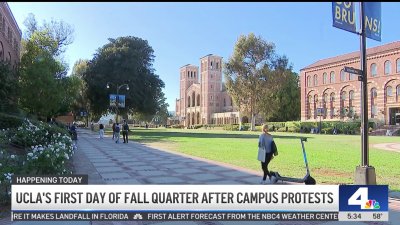 UCLA's first day of fall quarter after campus protests