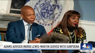 Adams adviser Ingrid Lewis-Martin served with subpoena