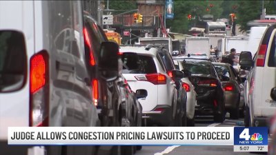 Judge allows congestion pricing lawsuits to proceed