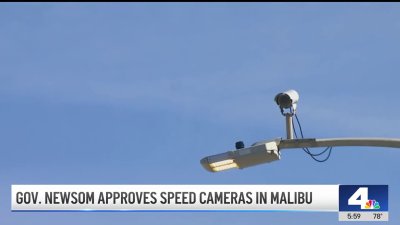 Gov. Newsom approves speed cameras in Malibu