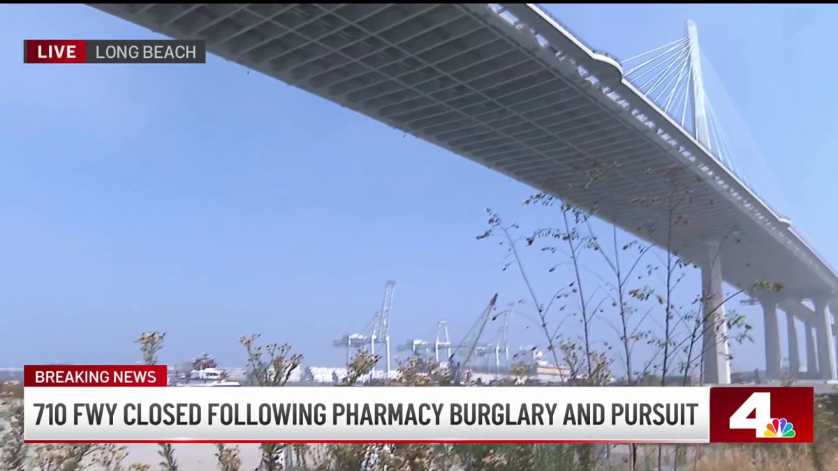 710 Freeway closed in Long Beach after pharmacy burglary pursuit – NBC ...