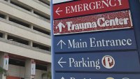 FILE - A sign is displayed outside a hospital in Miami, on July 9, 2020.