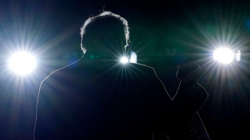 Republican presidential nominee former President Donald Trump speaks during a campaign event at the World Market Center, Friday, Sept.13, 2024, in Las Vegas.