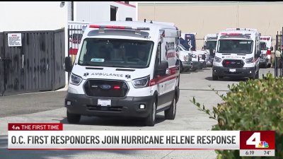 Orange County first responders join Hurricane Helene aid response