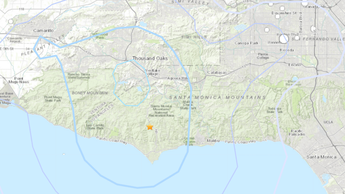 Magnitude 3.4 Earthquake Hits Los Angeles Area – NBC Los Angeles